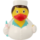 Lilalu Bath Toy Nurse Duck - White