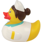 Lilalu Bath Toy Nurse Duck - White