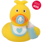 Lilalu Bath Toy Mini Baby Boy Duck - Yellow & Blue