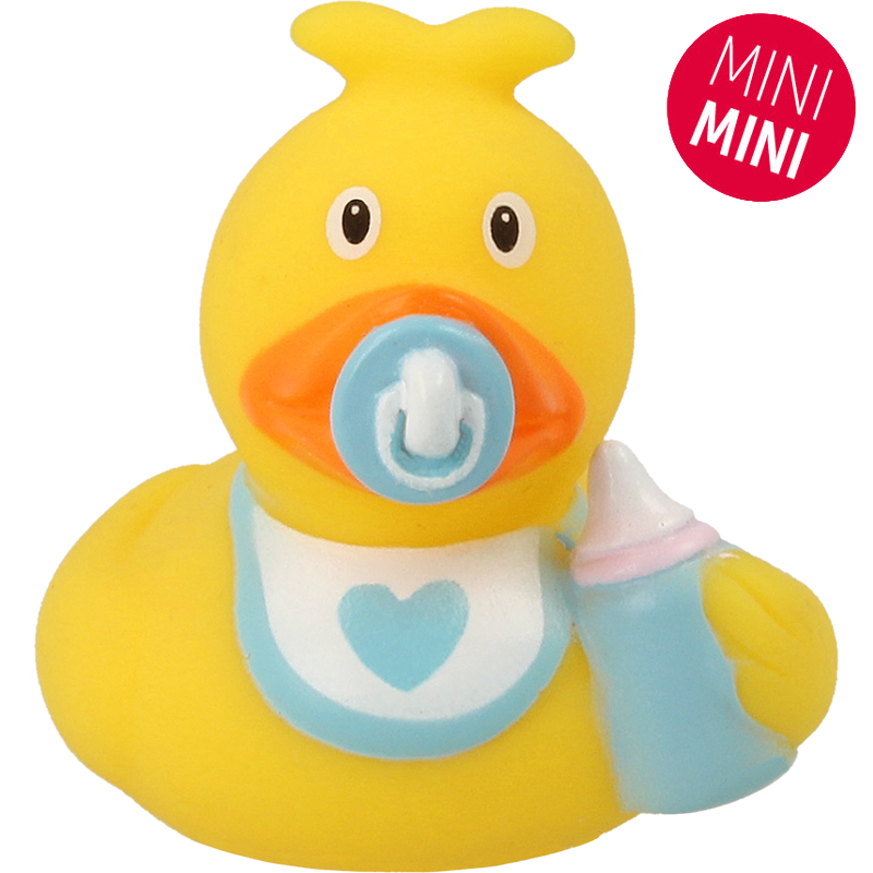 Lilalu Bath Toy Mini Baby Boy Duck - Yellow & Blue