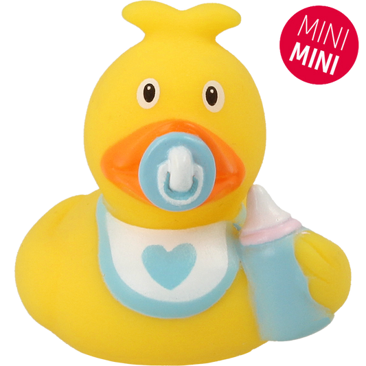 Lilalu Bath Toy Mini Baby Boy Duck - Yellow & Blue