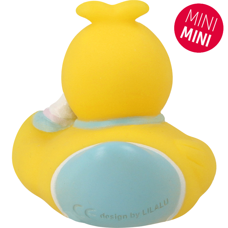 Lilalu Bath Toy Mini Baby Boy Duck - Yellow & Blue