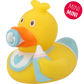 Lilalu Bath Toy Mini Baby Boy Duck - Yellow & Blue