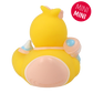 Lilalu Bath Toy Mini Baby Girl Duck - Yellow & Pink