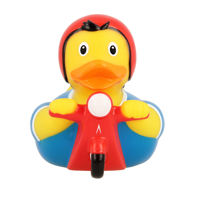 Lilalu Bath Toy Scooter Duck - Red & Blue