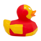 Lilalu Bath Toy Red Star Duck - Red