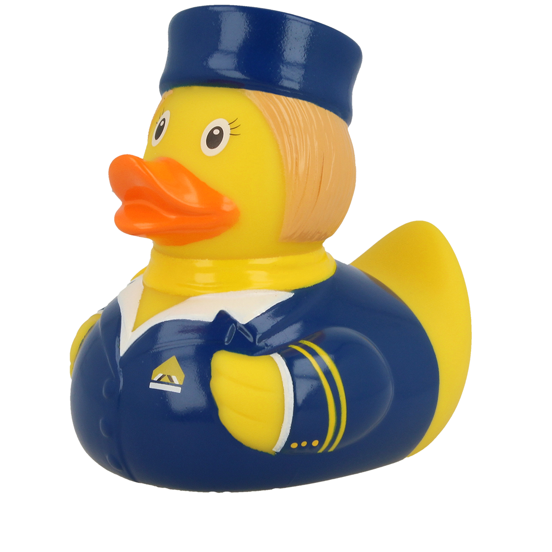 Lilalu Bath Toy Stewardess Duck -Blue & Yellow