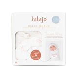 Lulujo Bamboo Hat and Swaddle Blanket - Bows