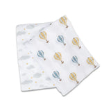Lulujo Cotton Swaddles - Hot Air Balloon (Pack of 2)