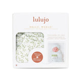 Lulujo Bamboo Hat and Swaddle Blanket - Greenery