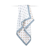 Lulujo Dream Blanket - Vintage Teddy & Sailboat