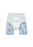 Lassig SPF Baby Board Shorts - Crocodile Sky Blue