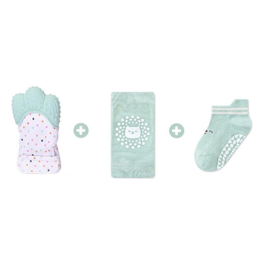 Pikkaboo Soft Crawl Baby Safety Set - Mint