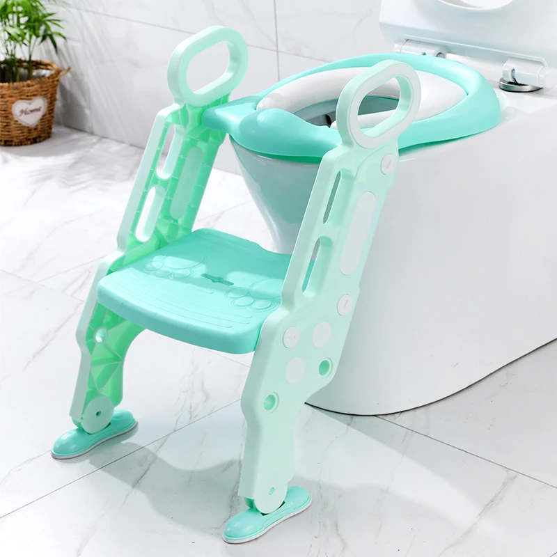 Pikkaboo EasyGo+ Potty Training Seat with Step Ladder - Green