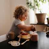 Mushie Fork & Spoon Pale Daffodil - Laadlee