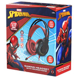 Marvel Spiderman Gaming Headphones With Boom Mic