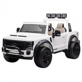 MYTS Ford F450 Custom Edition 12V Ride On Truck - White