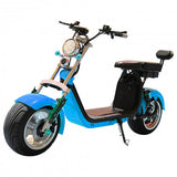 MYTS Harley 60V Electric Scooter With Aluminium Rim - Blue