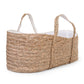 Childhome Moses Basket + Mattress - Seagrass Natural