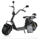 MYTS Harley 60V Electric Scooter With Aluminium Rim - Black