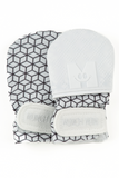 Malarkey Kids Munch Mini Teething Mitten -Black and white Geo