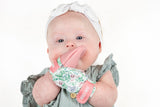 Malarkey Kids Munch Mini Teething Mitten - Floral wishes