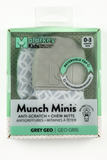 Malarkey Kids Munch Mini Teething Mitten - Grey Geo