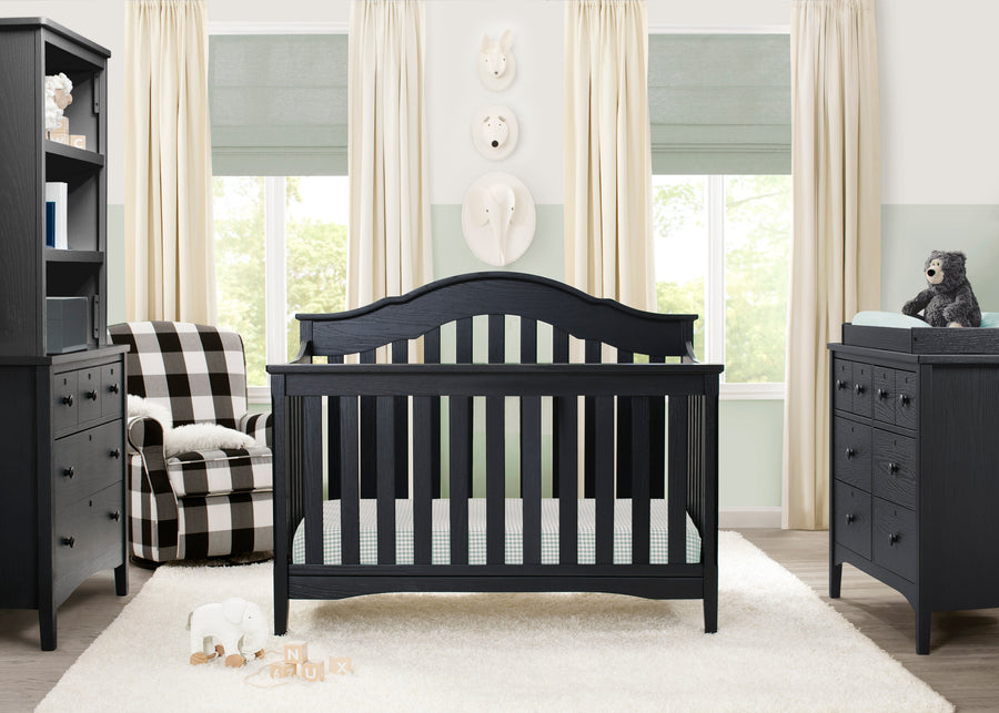 Delta Children Farmhouse 2-In-1 Convertible Baby Crib