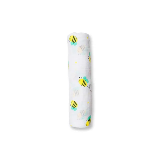 Lulujo Muslin Large Swaddle - Bees