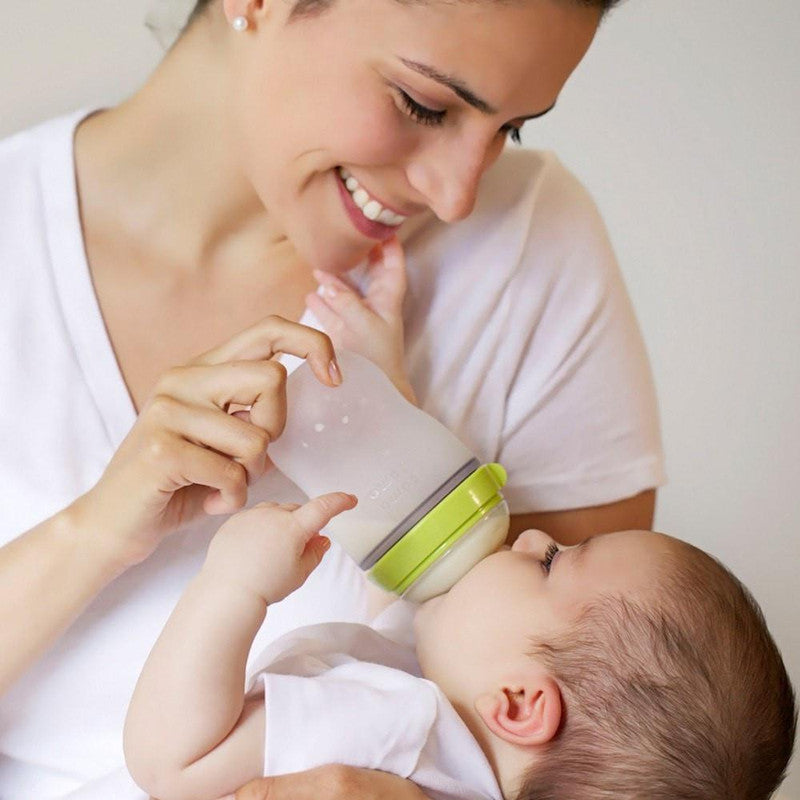 Comotomo Baby Feeding Bottle Bundle - Green
