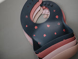 Mushie Silicone Bib Shells Smoke - Laadlee