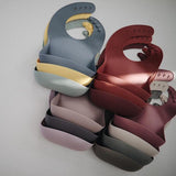 Mushie Silicone Bib Pale Mauve - Laadlee