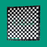 Wildride Blocked Scarf - Black and White