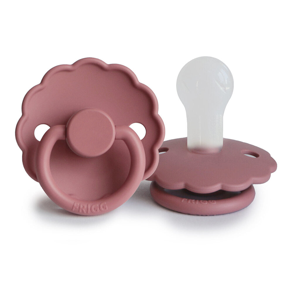 Frigg Daisy Latex Baby Pacifier 6M-18M, 1Pack, Cedar - Size 2 - Laadlee