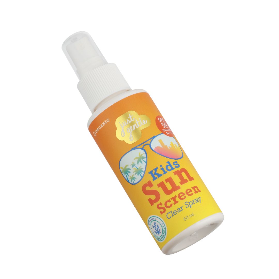 Just Gentle Kids Sunscreen Clear Spray SPF 50 PA+++ Reef Safe 60ml