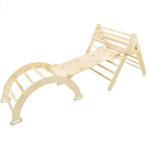 Woody Buddy 3 Pieces Climbing Set - Natural