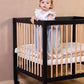 Childhome Playpen 97 Wood - Black/Natural