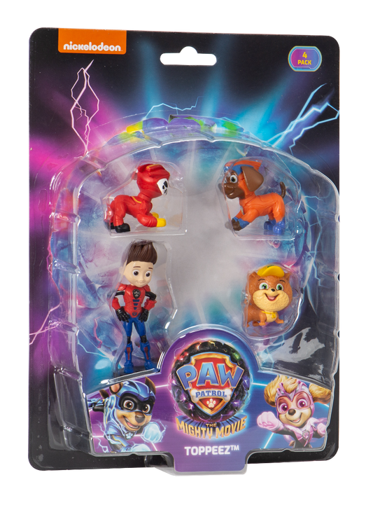 Paw Patrol: The Mighty Movie Pencil Toppers - Pack of 4  (Assorted)
