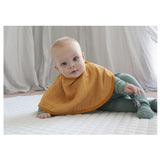 Anvi Baby Set of 3 Organic Bamboo Burp & Bib Cloth - Mint Green