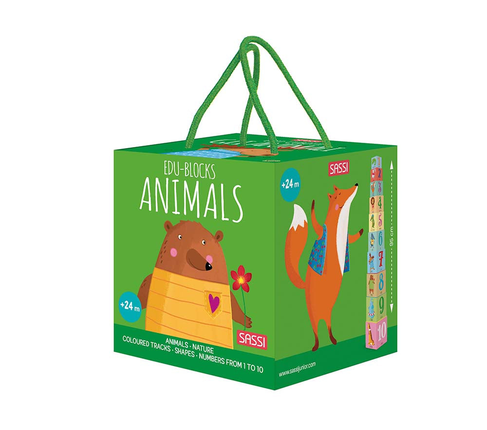 Sassi Edu-Blocks - Animals - Laadlee