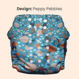 Mother Sparsh Plant Powered Cloth Diaper - Peppy Pebbles - Laadlee