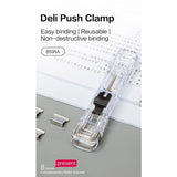 Deli Clip Fastener 16Mm 5/8" White 8591A