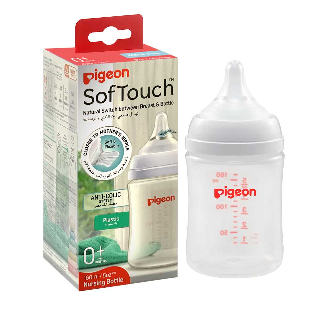 Pigeon Softtouch WN Plastic Bottle - 160ml