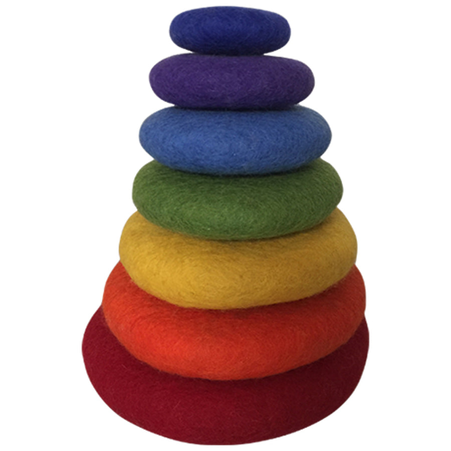 Papoose Short Rainbow Stacking Set - 7pcs