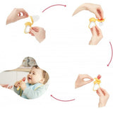 Badabulle Soft Silicone Feeder Nibbler - Yellow
