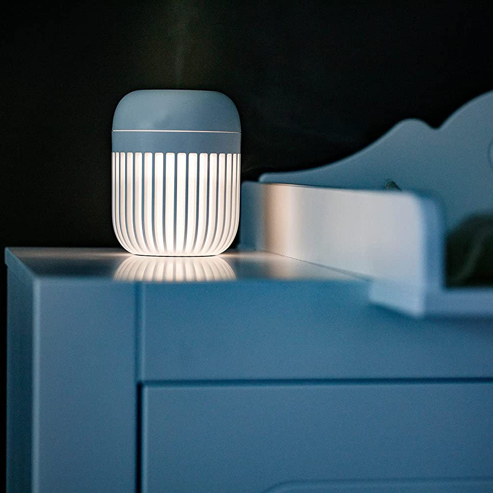 InnoGio - Hygro, Ultrasonic Air Humidifier with Night Light - White - Laadlee