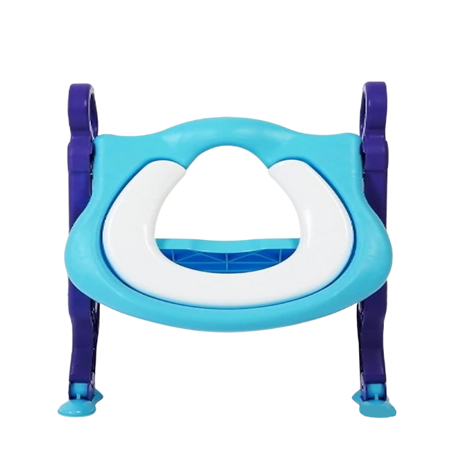 Pikkaboo EasyGo+ Potty Training Seat with Step Ladder - Blue & Purple