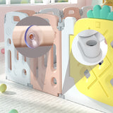 Lovely Baby Kids Fruity Playpen - Pink