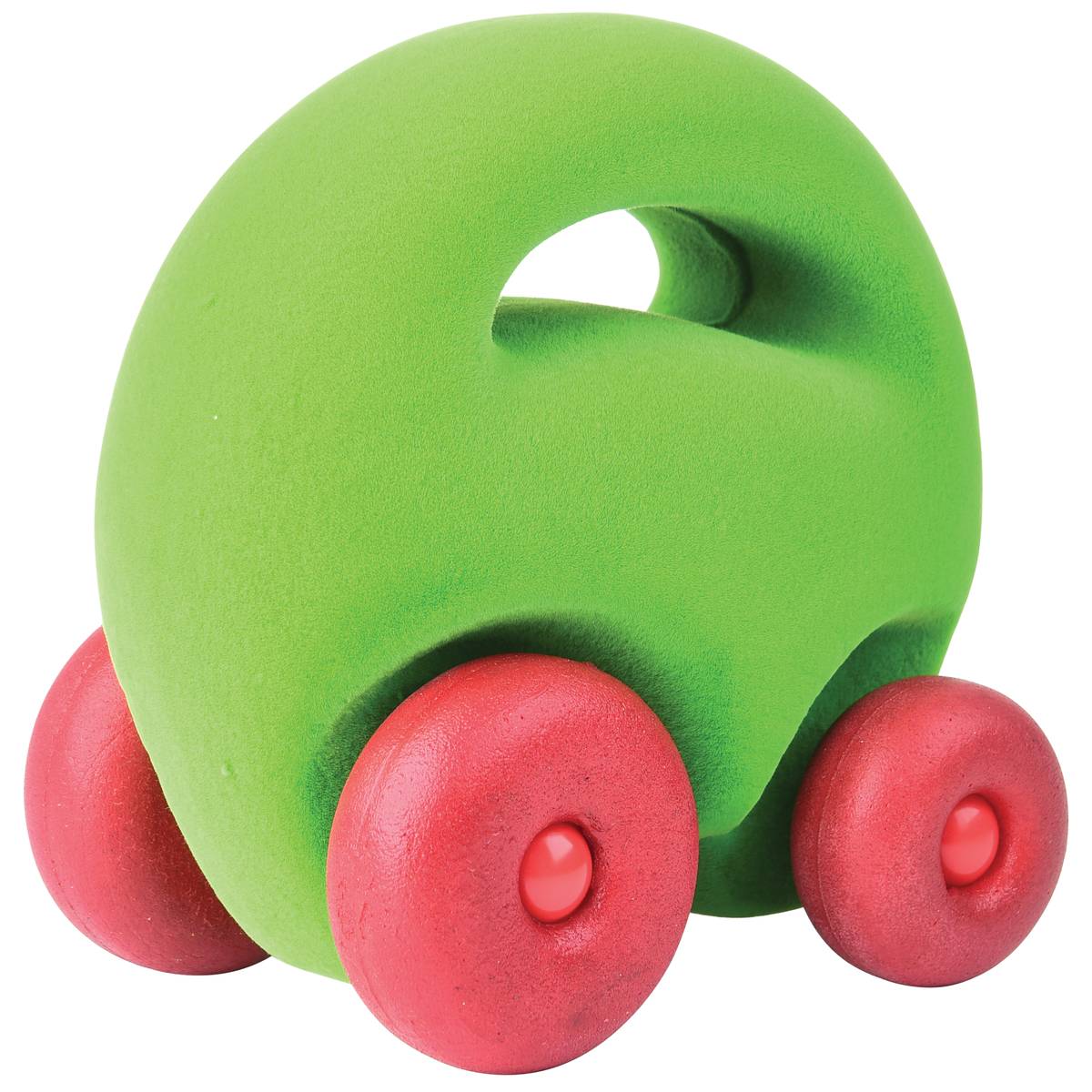 Rubbabu Soft Baby Toy Original Mascot Car - Green