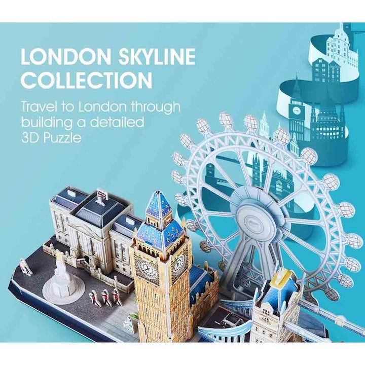 Cubicfun 3D Puzzle Led Cityline London - 186Pcs